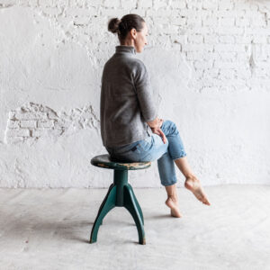 Točicí stolička zelená