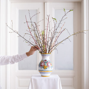 Keramická lidová váza