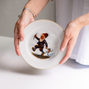 Dětský dezertní talířek s trpaslíkem / Thomas