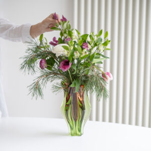 Váza hutní sklo / Hospodka