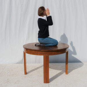 Rozkládací jídelní stůl / Art Deco