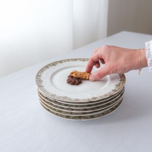 Sada 6 dezertních talířků / Limoges