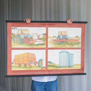 Školní plakát Traktor, 1983